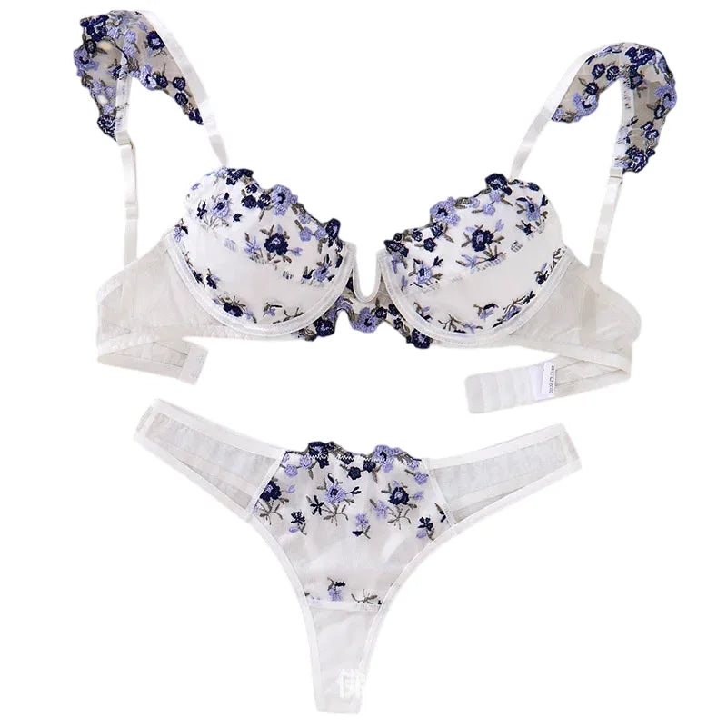 Gorgeous Floral Push Up Bra for Women’s Comfort