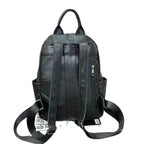Black leather backpack from VacationGrabs, perfect for women on the go