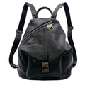 Black leather backpack, stylish quality leather bags for Women on the Go