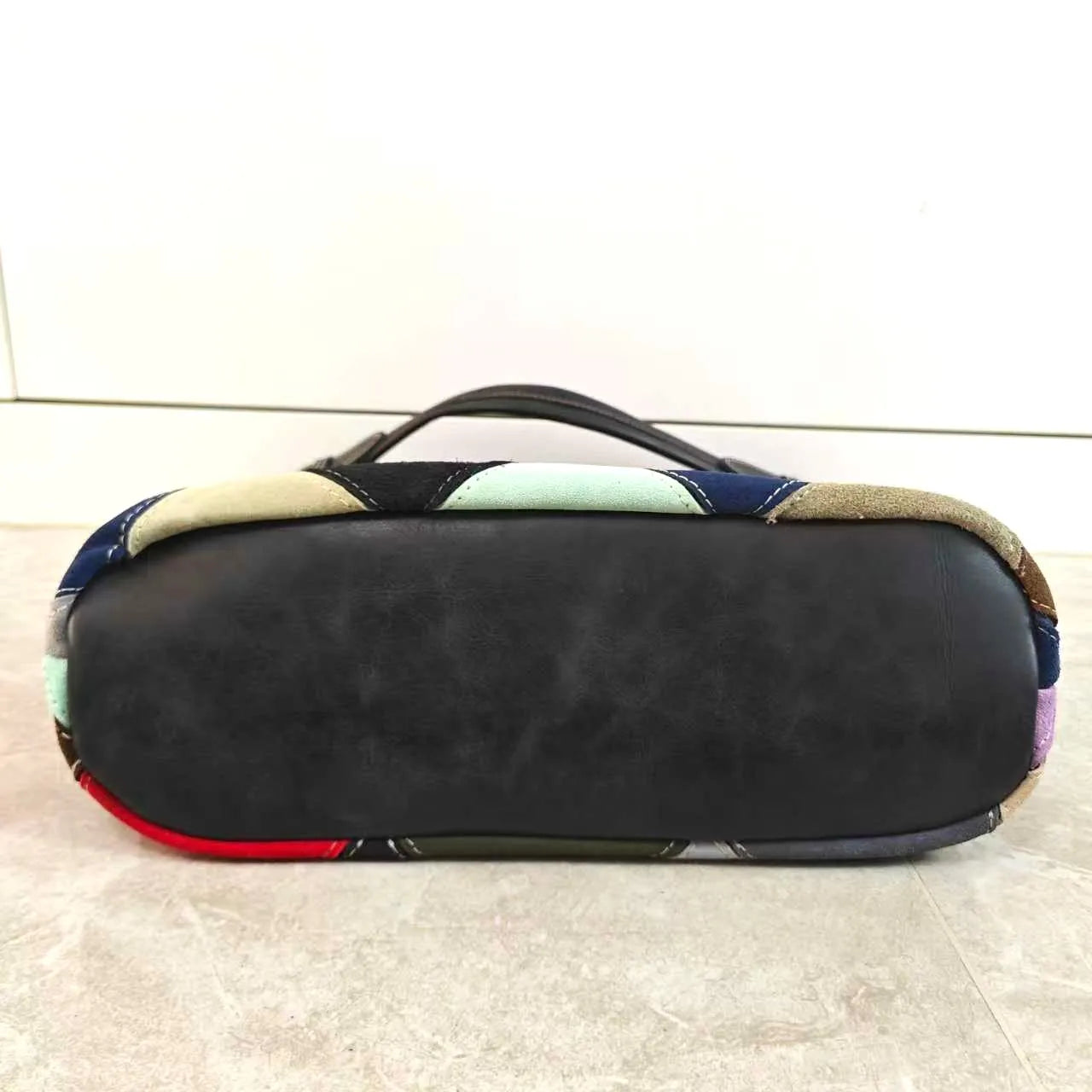 Colorful quality leather bag for women on the go