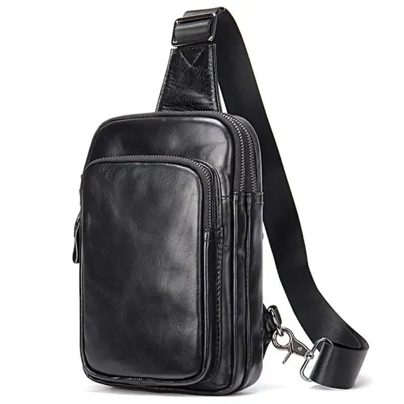 black quality leather lightweight backpack for everyday use