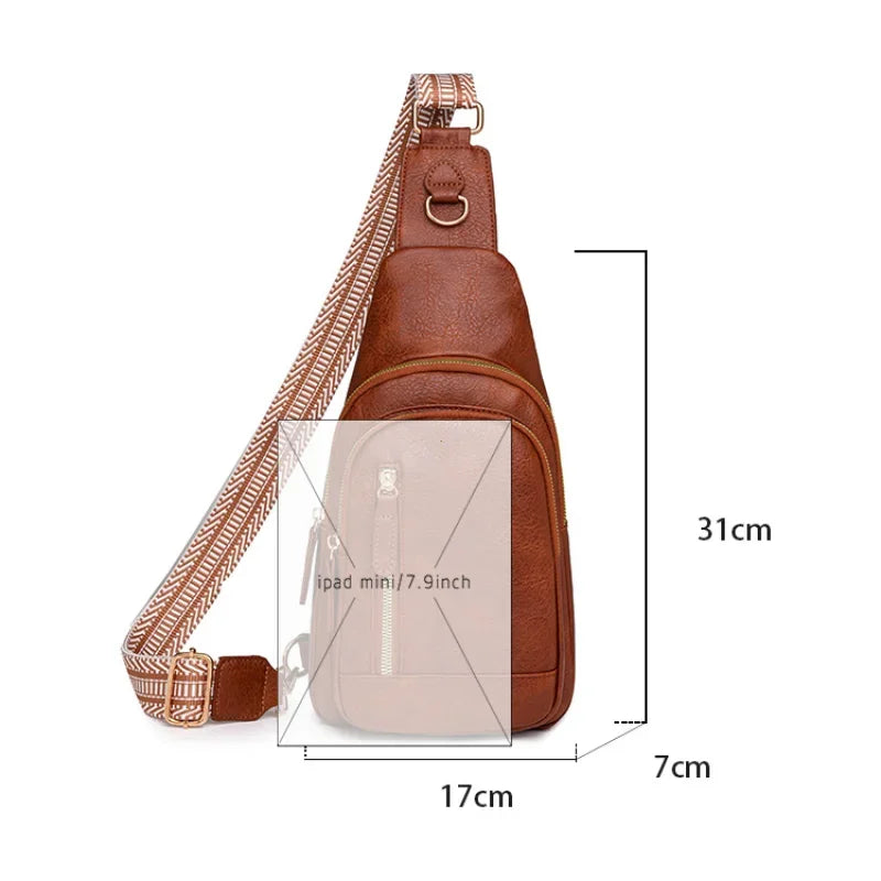 Brown leather shoulder bag, quality travel bags for everyday use
