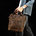 Brown leather travel bag for stylish adventures, quality travel bags