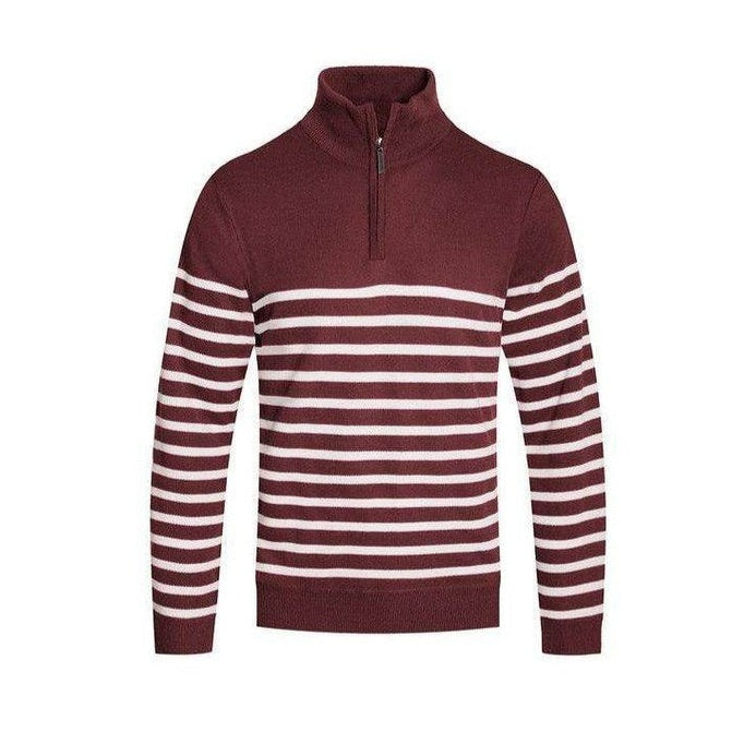 Quarter Zipper Pullover Sweater - VacationGrabs