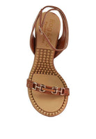 Stylish brown strappy heels by Rag Company with a chic design and comfortable sole