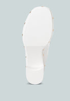 Sole of London Rag International recycled leather platform clogs designed for comfort and style