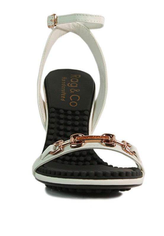 Stylish black strappy heels from Rag Company with a sleek design and comfortable footbed