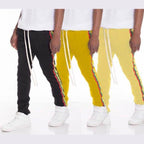 Rasta Taped Track Pants - VacationGrabs
