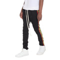 Rasta Taped Track Pants - VacationGrabs