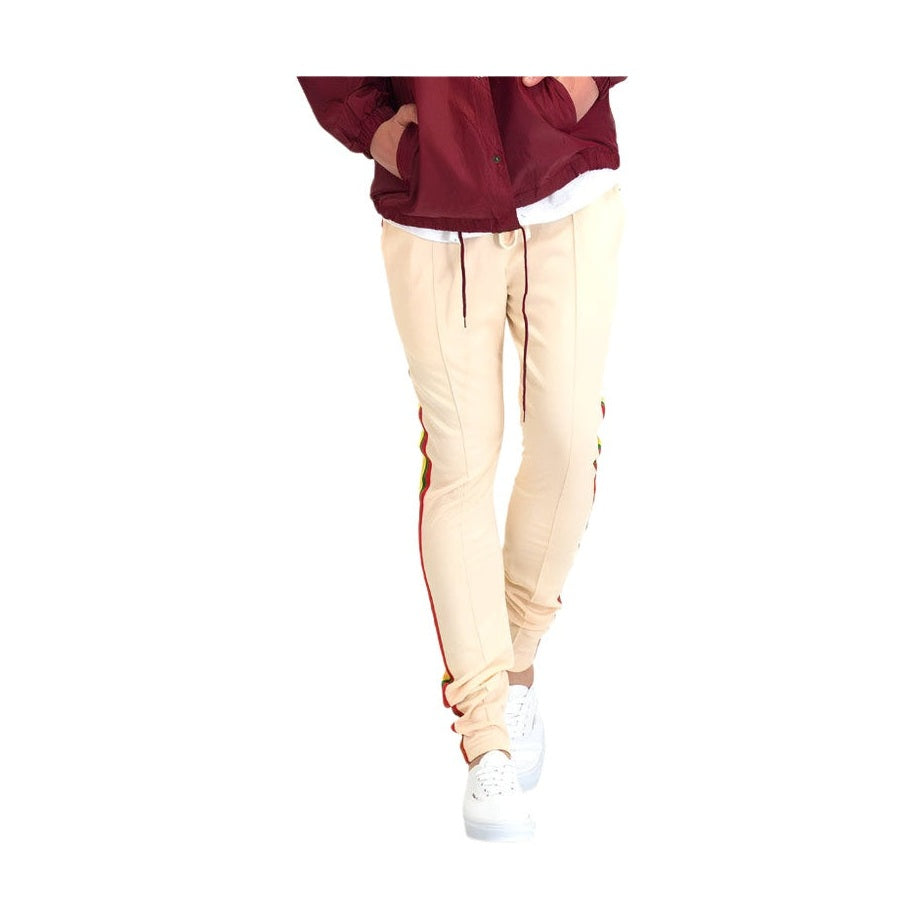 Rasta Taped Track Pants - VacationGrabs