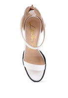 Women's Rag Company Heels with Rattle Snake Pattern Shoes in Elegant Design