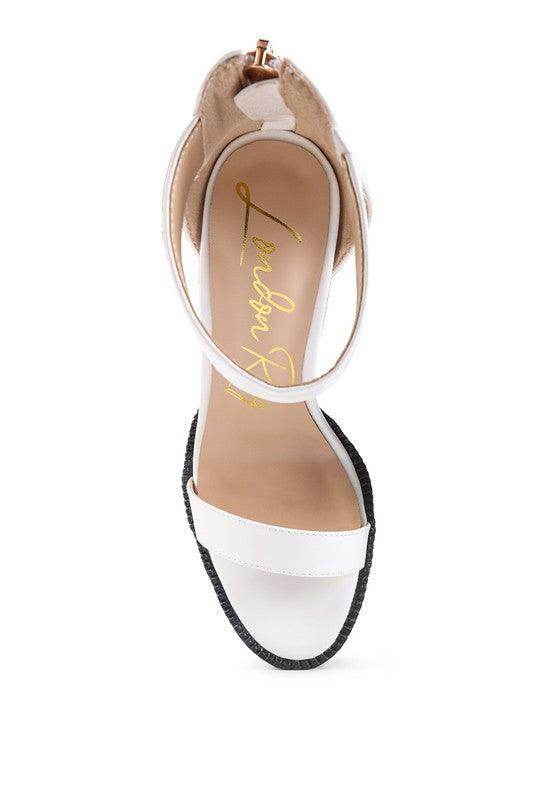 Women's Rag Company Heels with Rattle Snake Pattern Shoes in Elegant Design