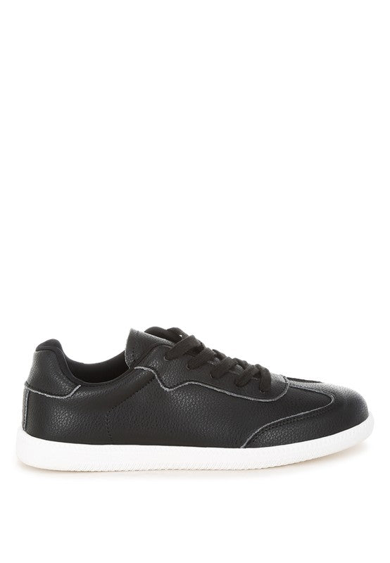 women's black real leather casual sneakers for everyday wear