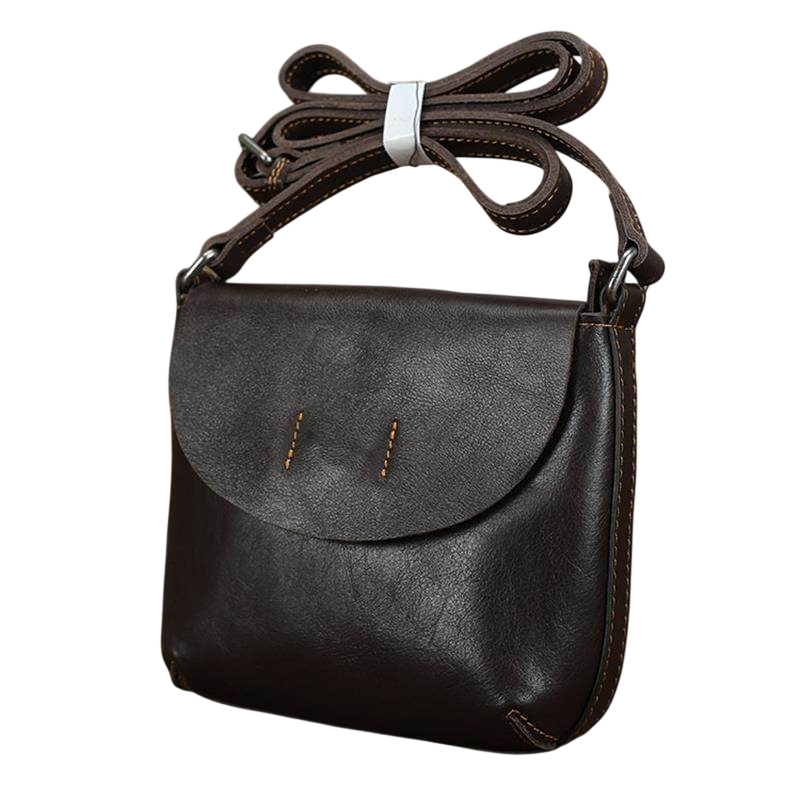 Sac à bandoulière en cuir véritable VacationGrabs pour usage quotidien