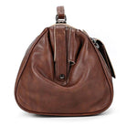 VacationGrabs real leather travel bags in brown with a stylish design and durable construction