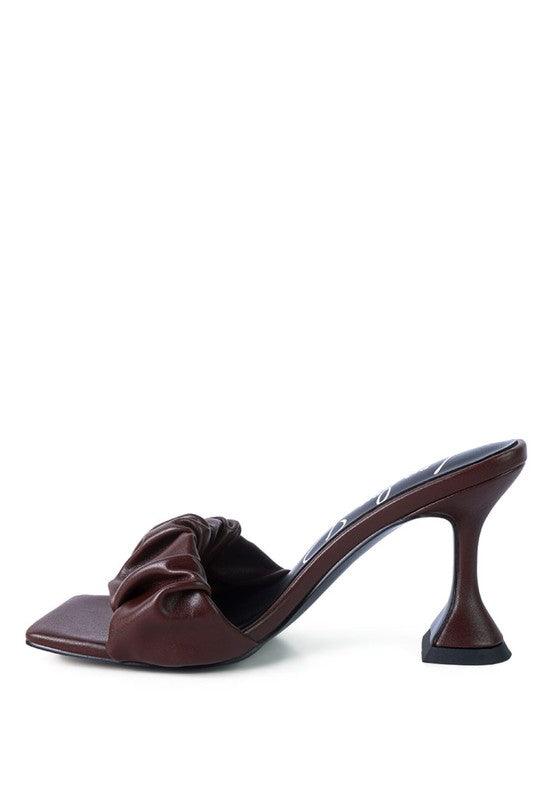 Women's Shoes - Heels Rebel Spool Heeled Ruched Sandals