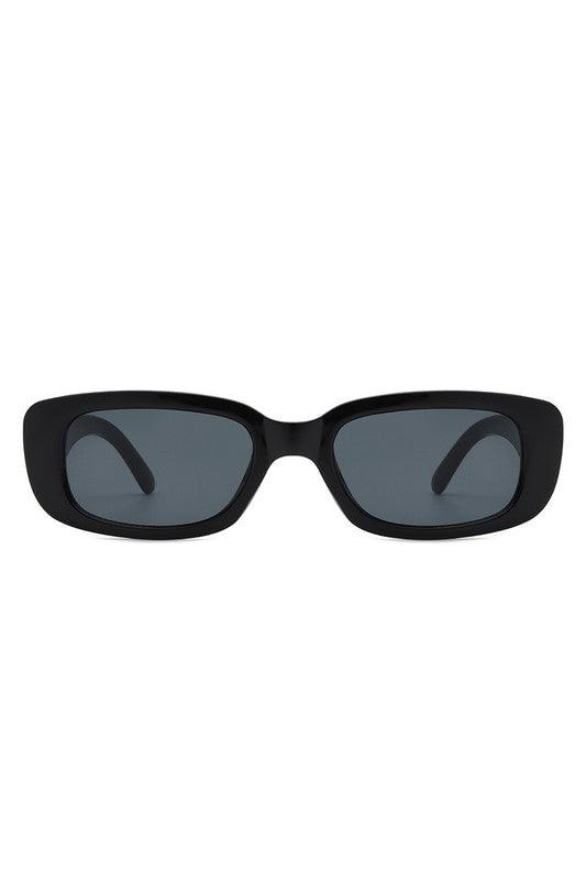 Sunglasses Rectangle Narrow Retro Fashion Slim Sunglasses