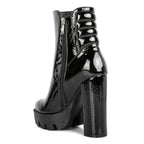 Rag Company women's black high heel boots for chic style