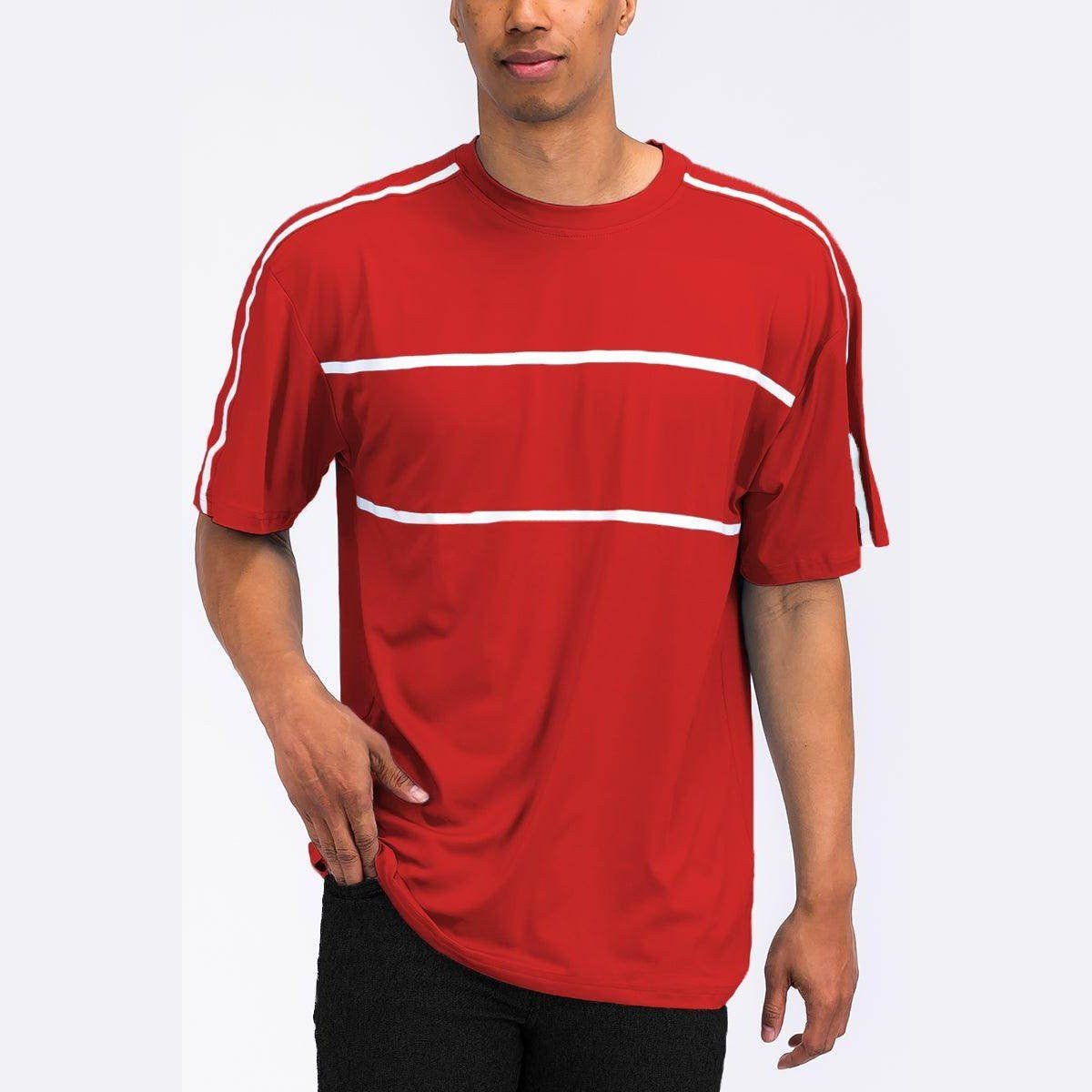 Red Jordan Tshirt Short Set - VacationGrabs