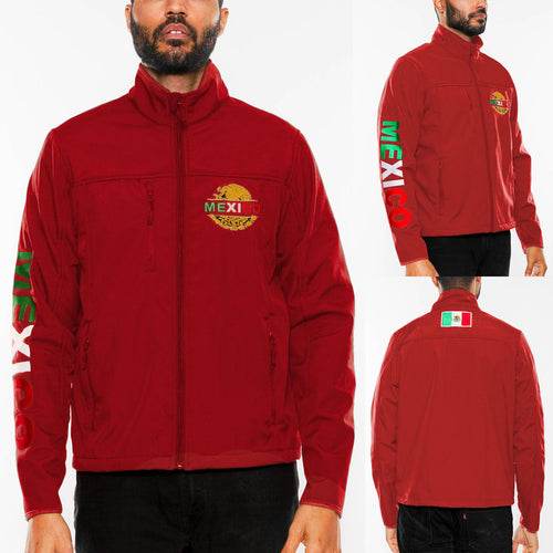 Soft Shell Jackets Mexico Embroidered - VacationGrabs