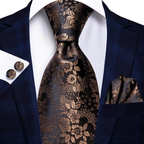 Multicolor Paisley 100% Silk Tie Sets for Men