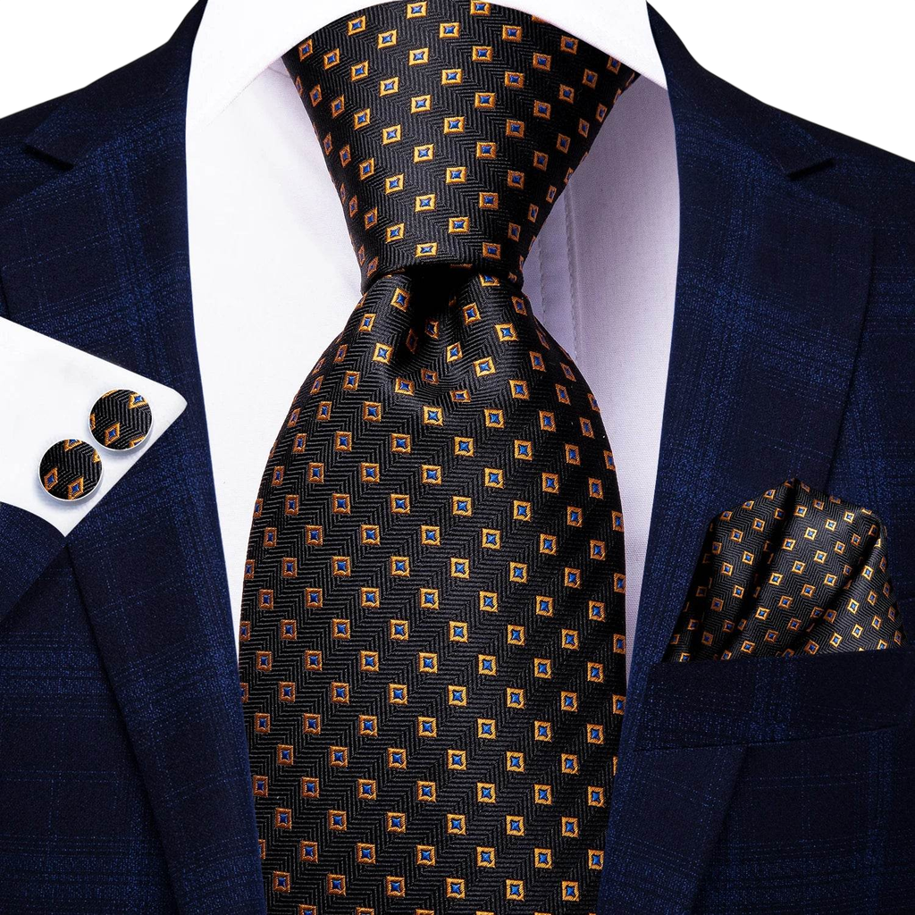 Multicolor Paisley 100% Silk Tie Sets for Men