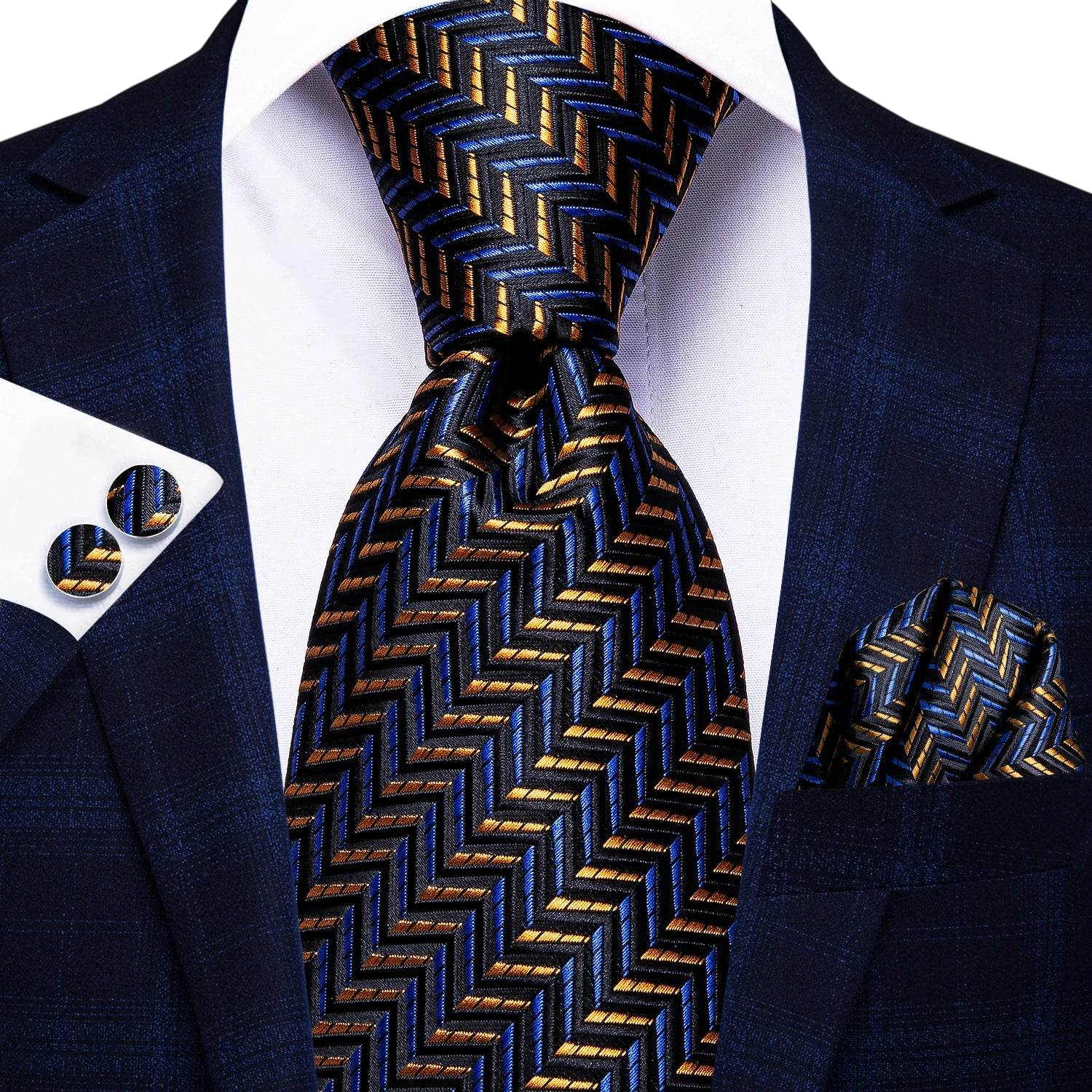 Multicolor Paisley 100% Silk Tie Sets for Men