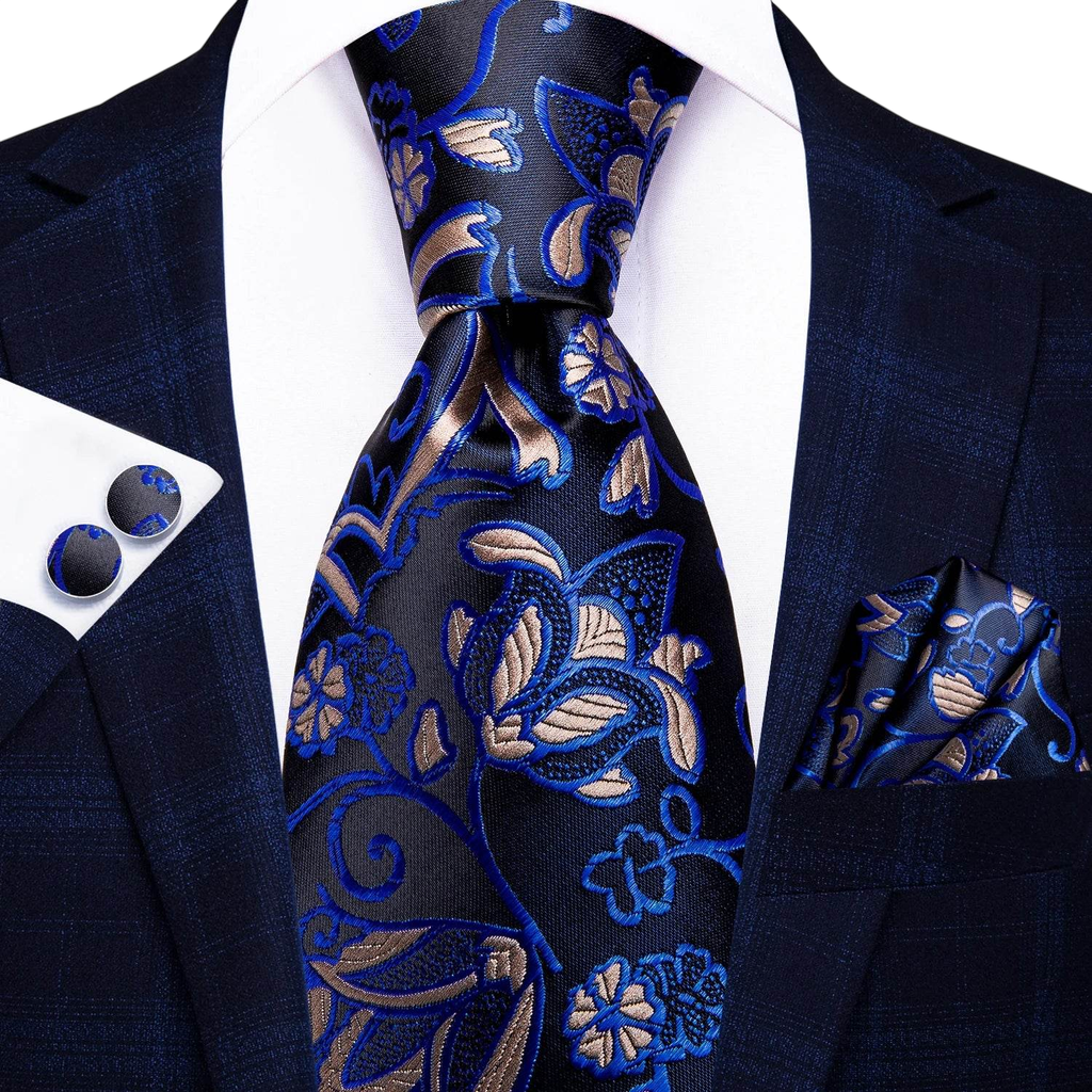 Multicolor Paisley 100% Silk Tie Sets for Men