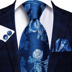 Multicolor Paisley 100% Silk Tie Sets for Men