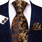 Multicolor Paisley 100% Silk Tie Sets for Men