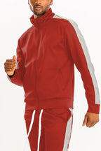 Men's Single Stripe Full-Zip Track Jacket