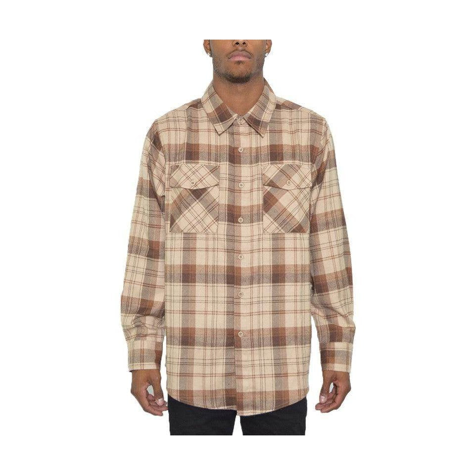 Mens Plaid Flannel Shirts Long Sleeve - VacationGrabs