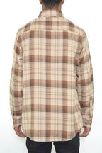 Mens Plaid Flannel Shirts Long Sleeve - VacationGrabs
