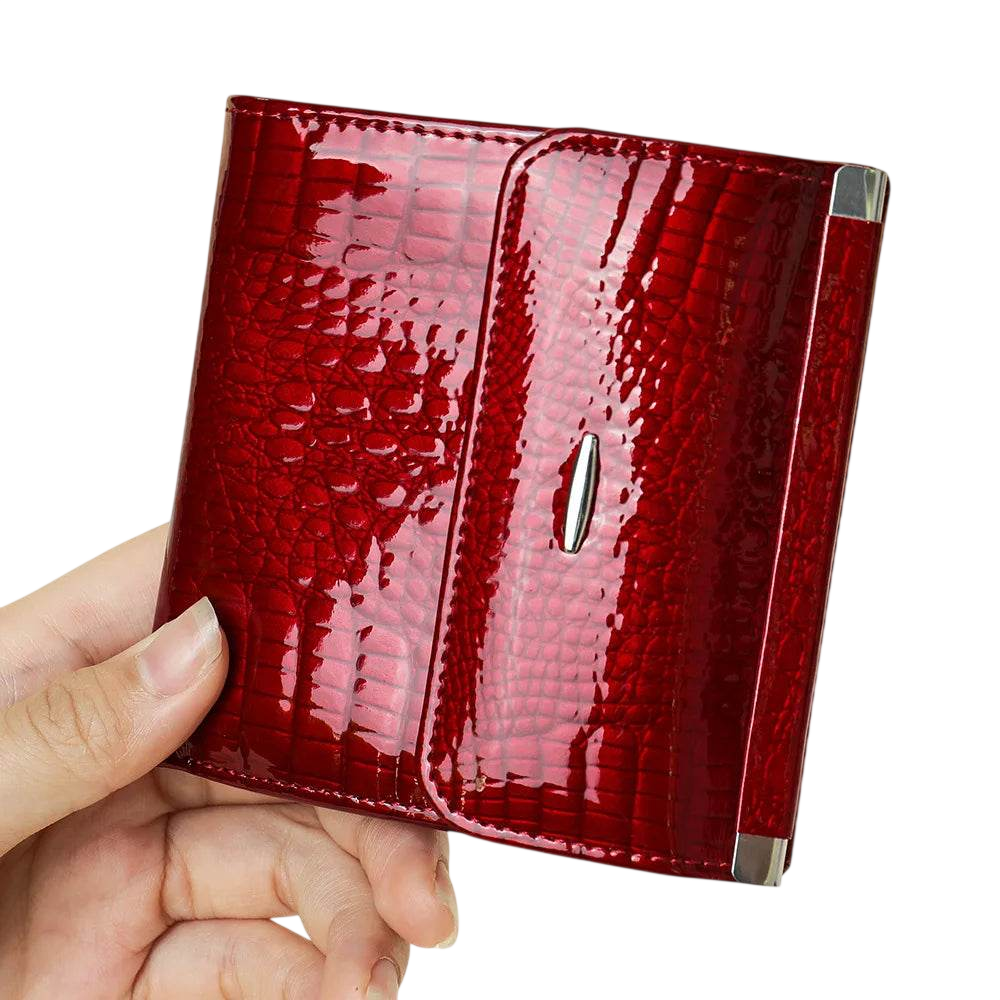 Retro Fashion Alligator Pattern Leather Women’s