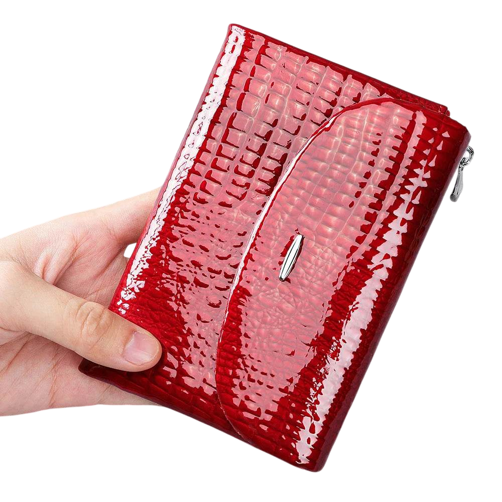 Retro Fashion Alligator Pattern Leather Women’s