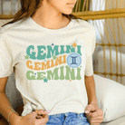 Women's Shirts Retro Gemini Graphic Tee Horoscope T-Shirt