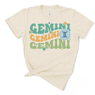 Women's Shirts Retro Gemini Graphic Tee Horoscope T-Shirt