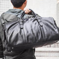 Retro Genuine Leather Duffel Bags Stylish Shoulder - VacationGrabs