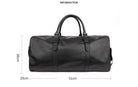 Luggage & Bags - Duffel Retro Genuine Leather Duffel Bags Stylish Shoulder Travel...