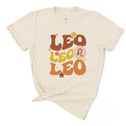 Women's Shirts Retro Leo Graphic Tee Horoscope T-Shirt