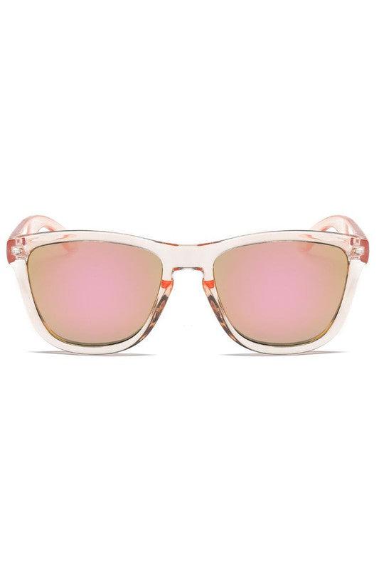 Sunglasses Retro Square Mirrored Sunglasses