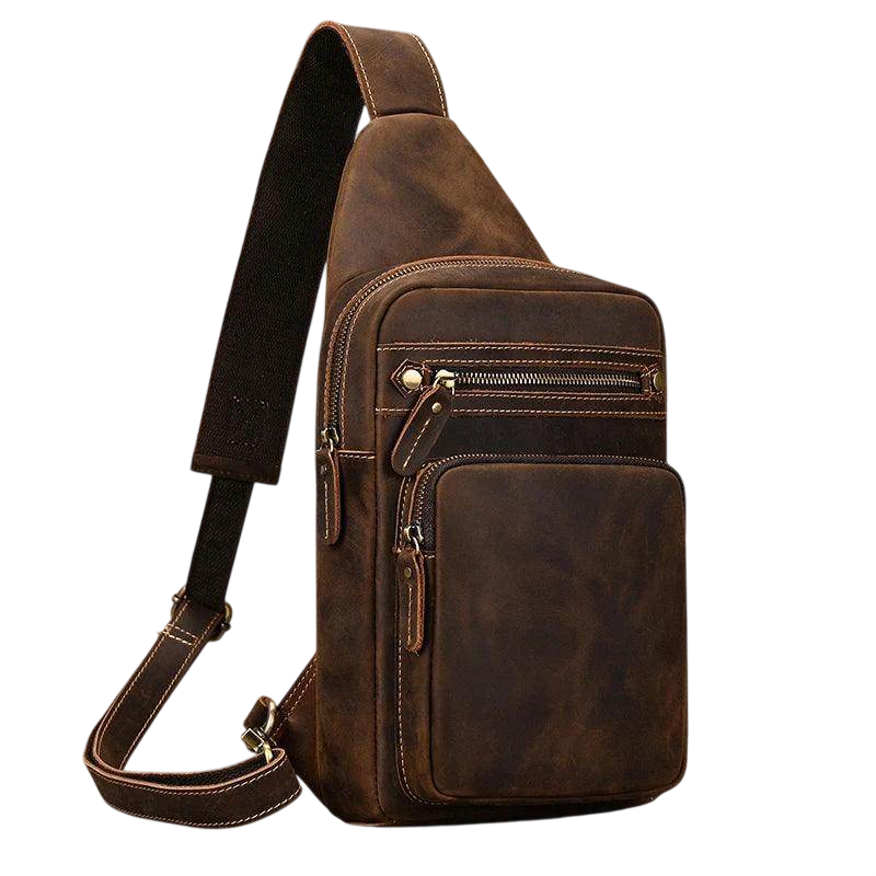 Retro Style Genuine Leather Crossbody Bags