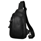 Retro Genuine Leather Crossbody Bag — Vintage Messenger Style