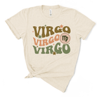 Women's Shirts Retro Virgo Graphic Tee Horoscope T-Shirt