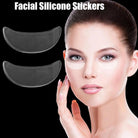 Reusable anti wrinkle forehead patch, black silicone for smoother skin