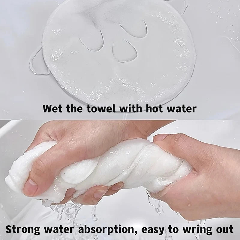 Reusable hot and cold face mask, soft material for soothing skin