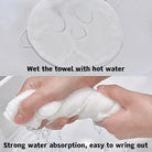 Reusable hot and cold face mask, soft material for soothing skin