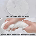 Reusable hot and cold face mask, soft material for soothing skin