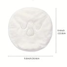 Reusable hot and cold face mask in white for soothing relaxation