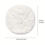 Reusable hot and cold face mask in white for soothing relaxation
